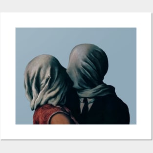 The Lovers II by Rene Magritte Posters and Art
